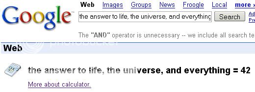 El sentido de la vida, el universo y todo lo demás 42