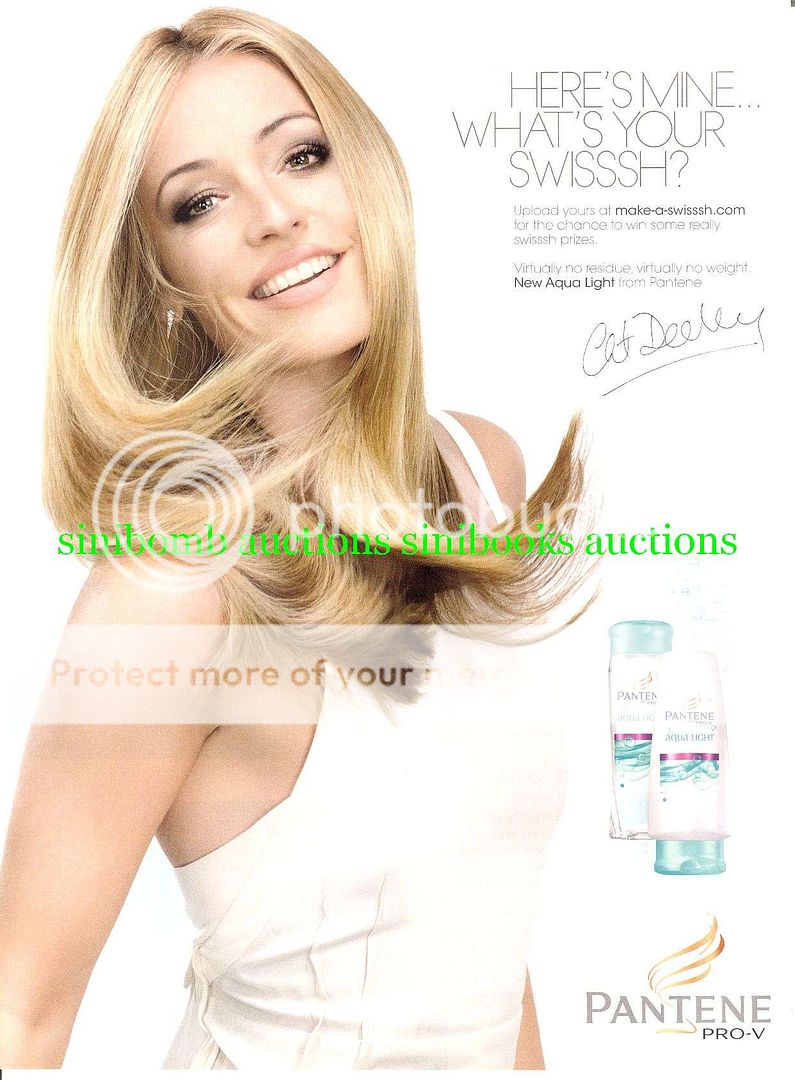 Cat Deeley Pantene Pro-V Original Fashion Magazine Advert 6497 on eBid ...