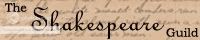 The Shakespeare Guild banner