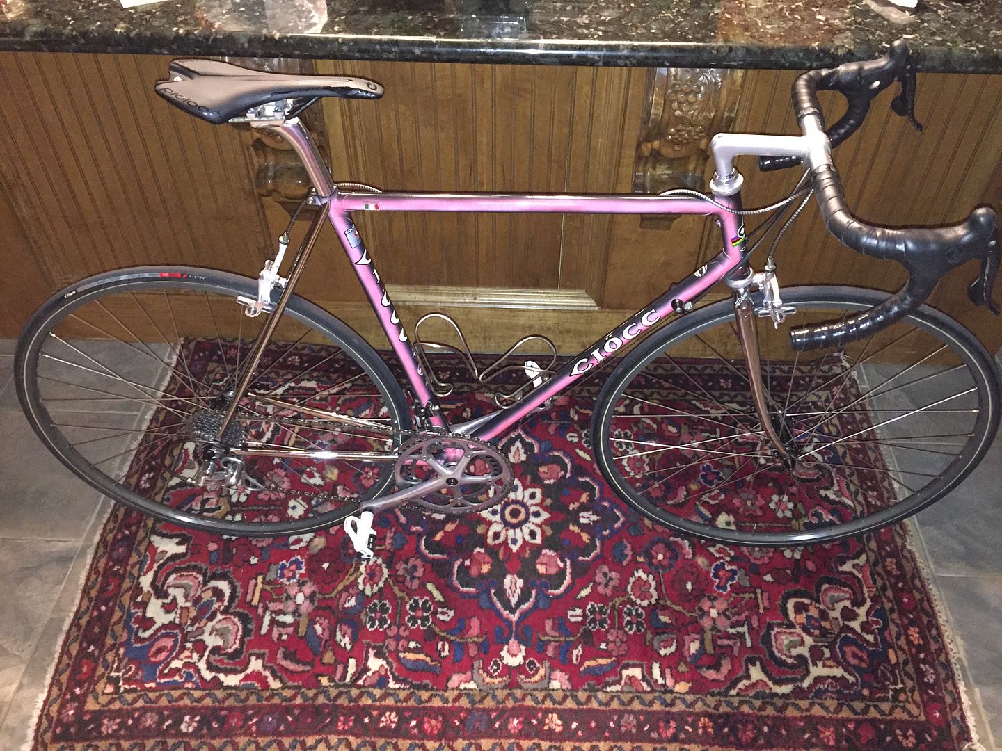 pink classic bike