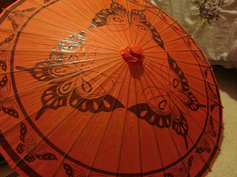 Red Orange Umbrella 20USD