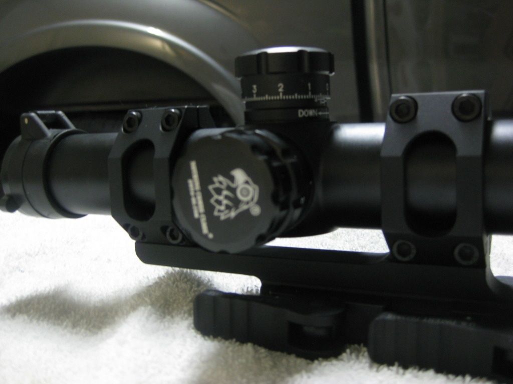 1-4x24 Swfa illuminated circle reticle scope on adm recon mount san ...