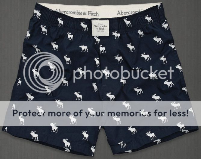 Abercrombie Fitch Mens Boys Medium Moose Boxers Underwear Great Gift 4