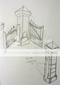 Enviro Sketches-Props and shit TombestoneGate