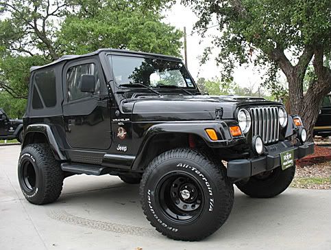 New Jeep has WIDE wheels, what to change to? (pics) - JeepForum.com