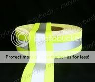 Fire Rated Retardant Reflective Tape Fabric 2 Sew On