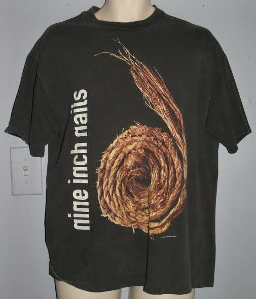 NIN Nine Inch Nails vintage 1995 Concert Tour tshirt Fu  