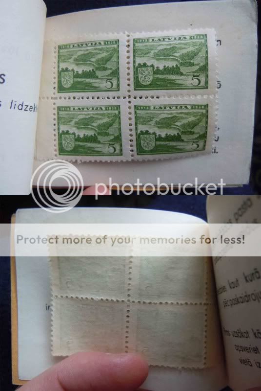 Rare Latvia 1938 Stamp Booklet Complete Mint OG Hinge  