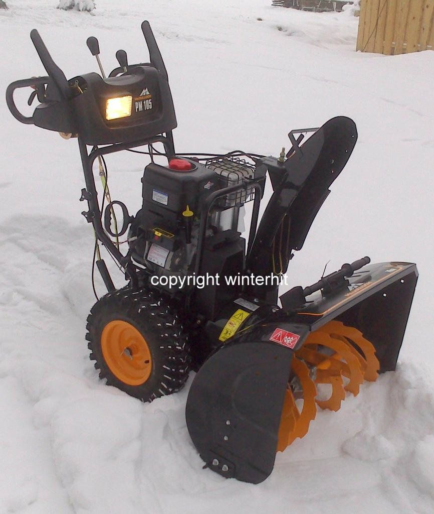 SCHNEEFRÄSE SB 105 von HUSQVARNA / GARDENA 11.5 PS/ 7.2* KW