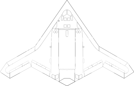 Next Generation ВΩⅿ㍴ HWB-Northrop-bomber-2eng-top
