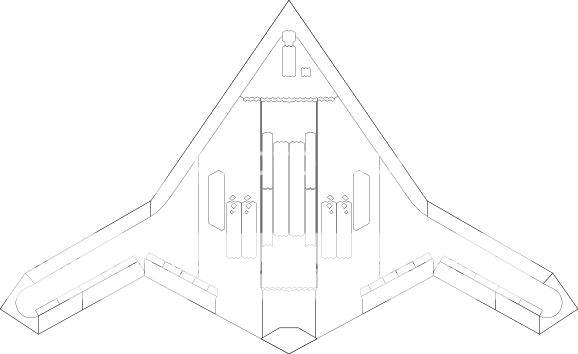 Next Generation ВΩⅿ㍴ HWB-Northrop-bomber-4eng-bottom