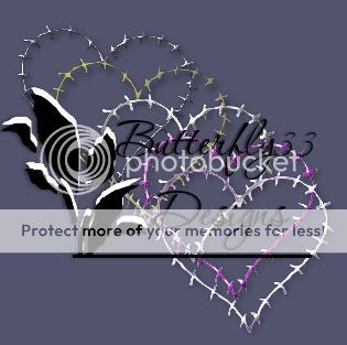 Barbed Heart Accents by Butterfly33 B33_BarbHeartAccents