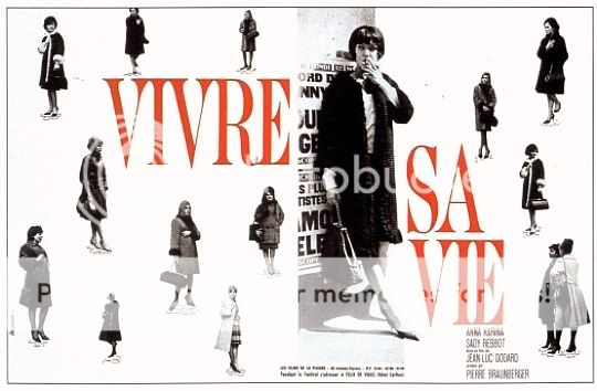 couvertures, pochettes, affiches : the best of the best 1962GodardVivresaviec