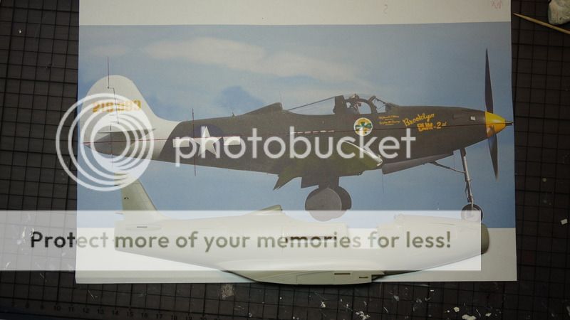 P-39Q Airacobra – Kitty Hawk – 1/32. Logements de roues Image_7