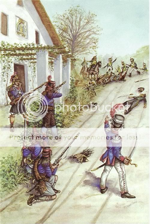 Les régiments  Valenciens ( Guerre d' Espagne) Cazadoresdel1BatallndeVoluntariosde