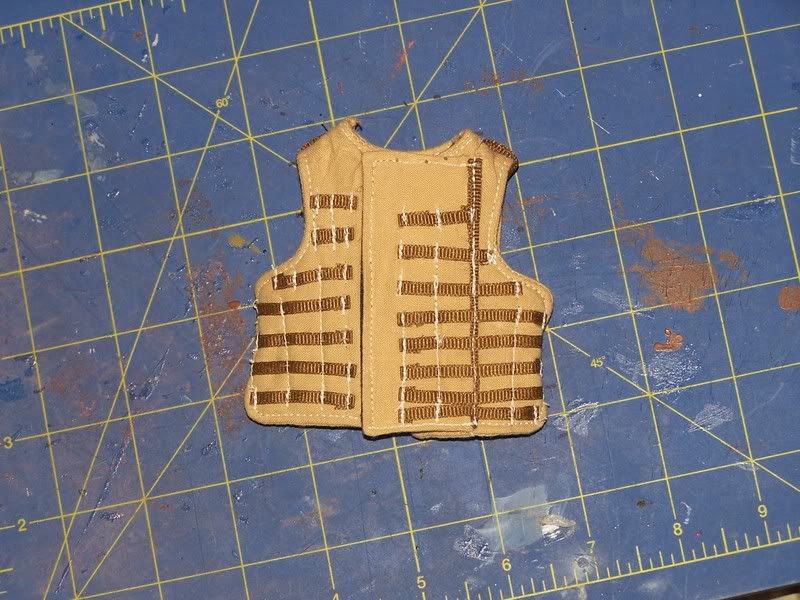 Figure with my Custom made body armor | One Sixth Warriors Forum