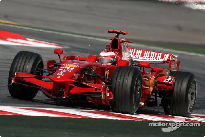 Ferrari F2008 Spain, test and Race Pics: F2008Kimi