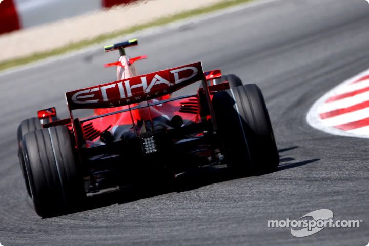 Ferrari F2008 Spain, test and Race Pics: F2008Rear