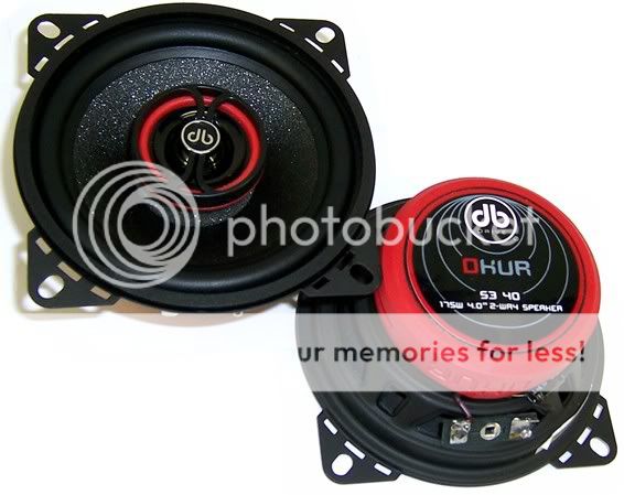 OKUR S3 40 CAR AUDIO 4 175 WATT 2 WAY LOUD SPEAKERS  