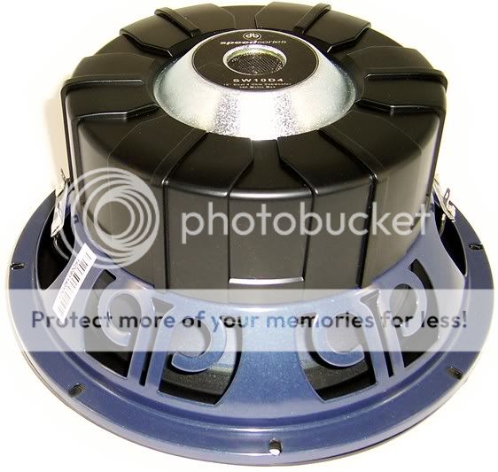 one sw10d4 car audio 500 watt 10 dvc speed series subwoofer