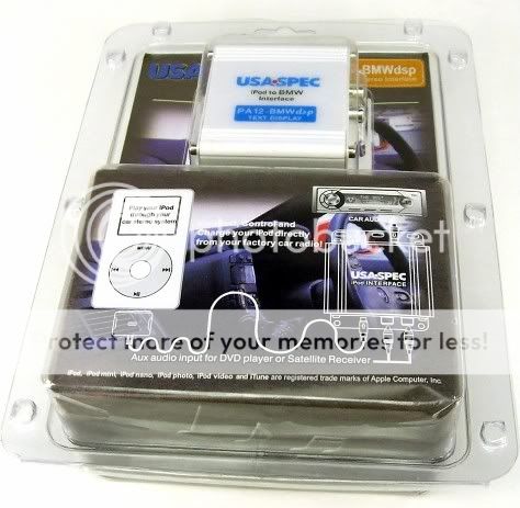   PA12 BMW DSP IPOD TO FACTORY BMW STEREO INTERFACE WITH TEXT DISPLAY