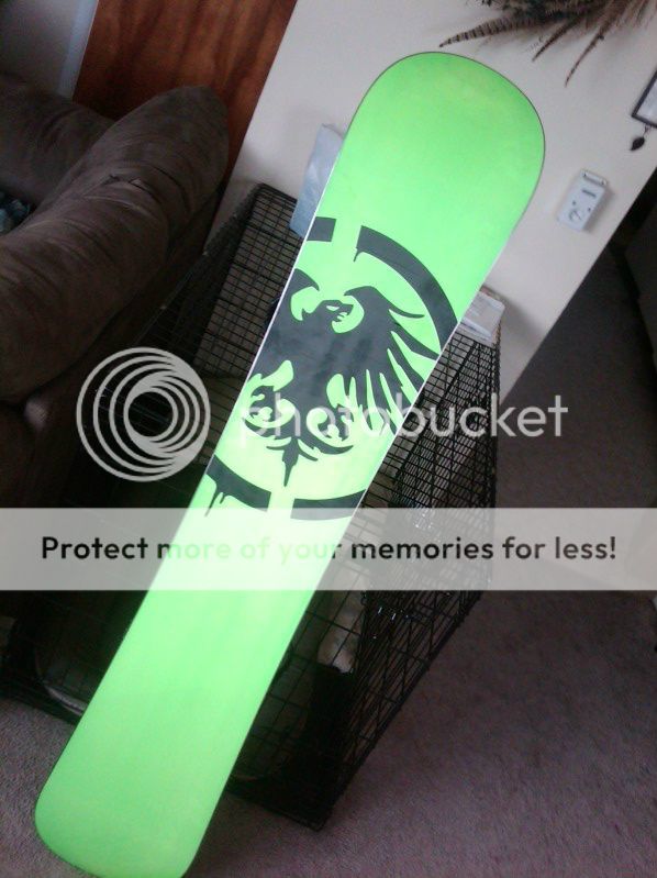 Never Summer EVO 163cm Snowboard w/Bent Metal Bindings IMG00878-20111217-1041