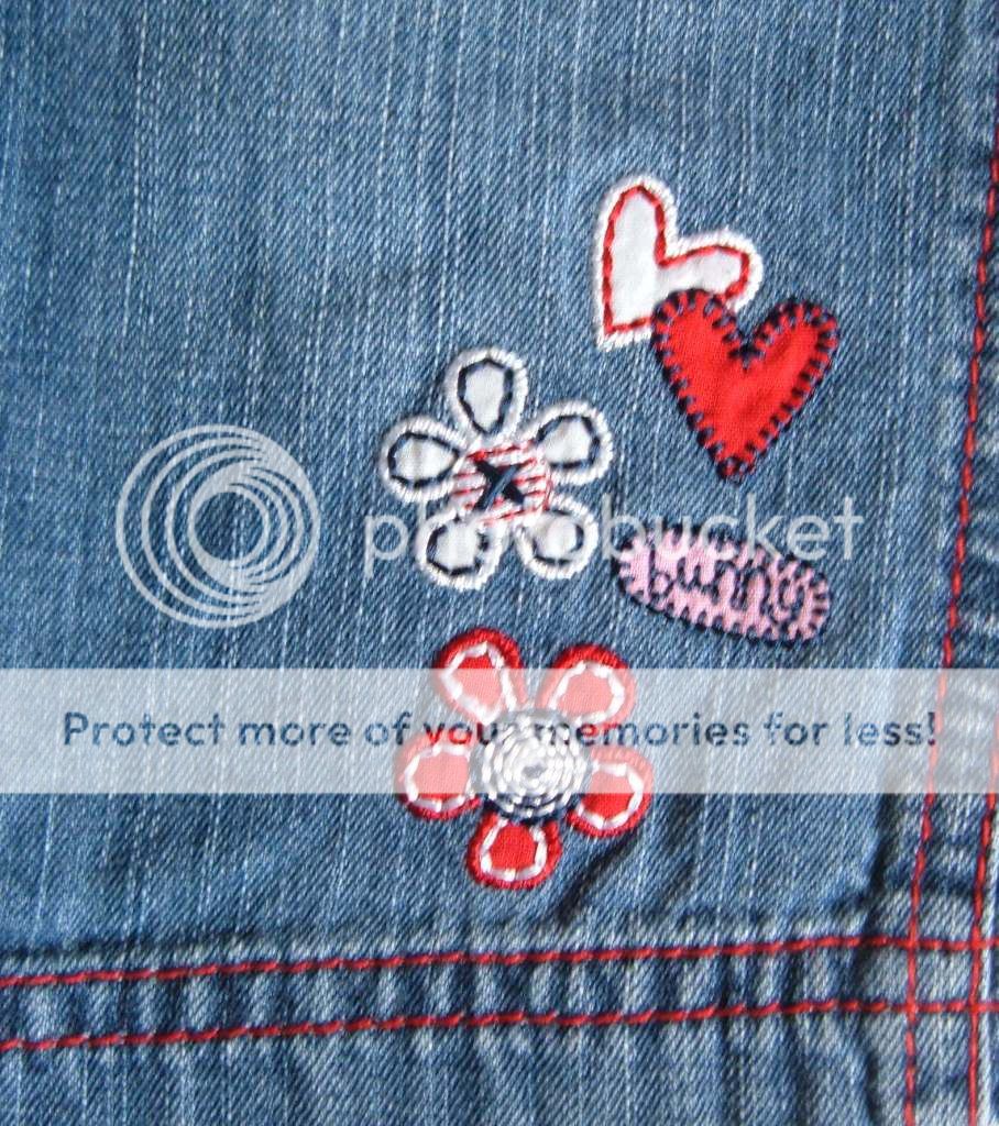 Baby Girl Denim Jeans First Size with Motif by George  