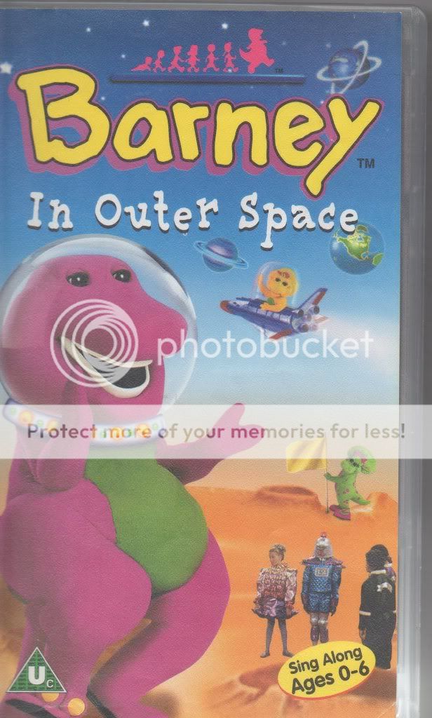 Barney In Outer Space VHS PAL Video