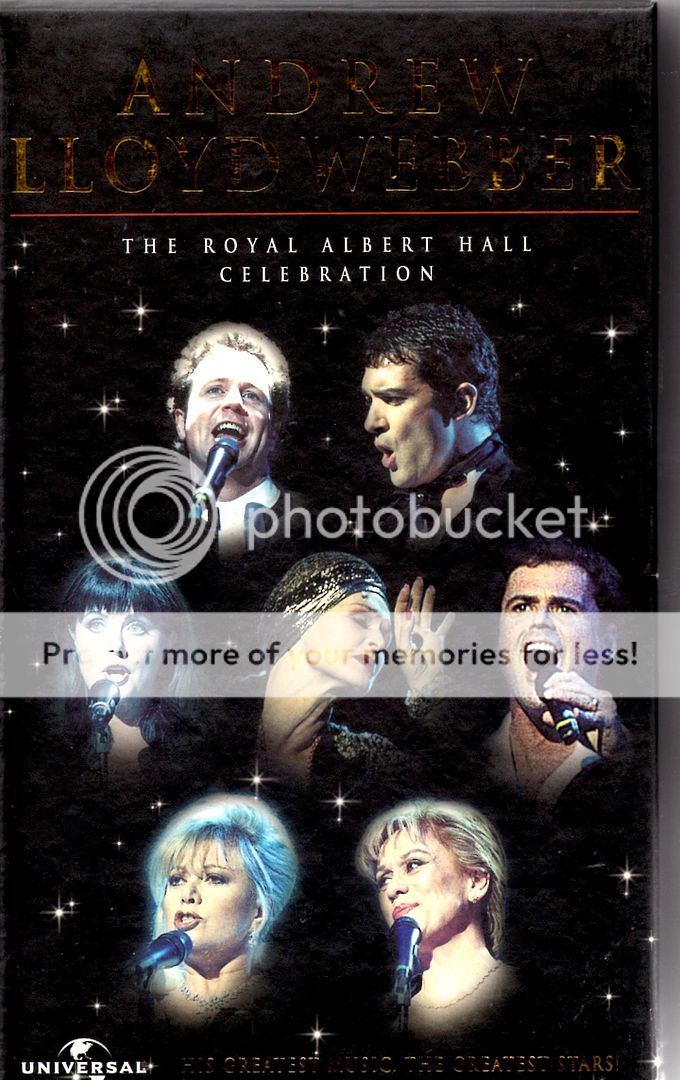 Andrew Lloyd Webber Royal Albert Hall Celebration VHS PAL Video