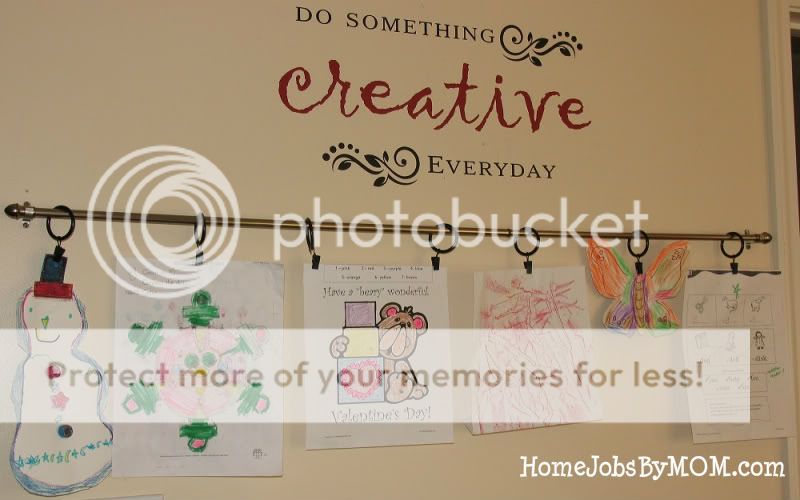 How to Make a Children's Artwork Display