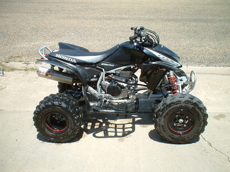 Black R with black wheels | Honda TRX 450R