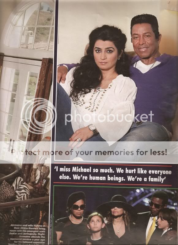 Jermaine's @ Home Photoshoot/interview with Family in Hello Magazine Scan0004-1