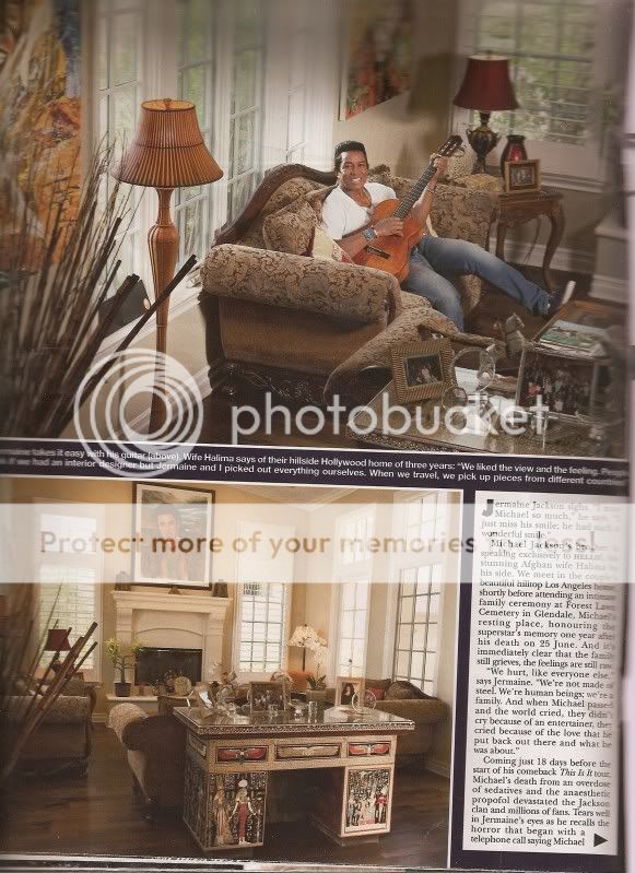 Jermaine's @ Home Photoshoot/interview with Family in Hello Magazine Scan0005-1