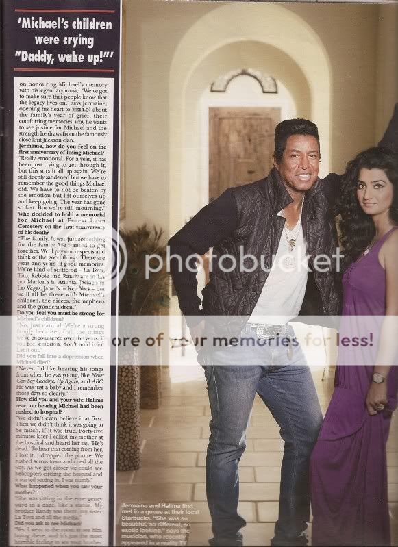 Jermaine's @ Home Photoshoot/interview with Family in Hello Magazine Scan0008