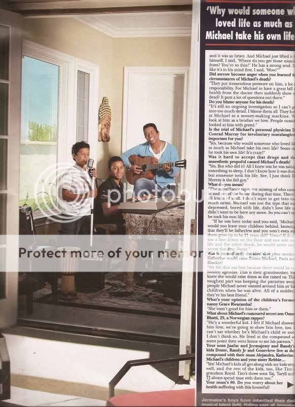 Jermaine's @ Home Photoshoot/interview with Family in Hello Magazine Scan0011-1