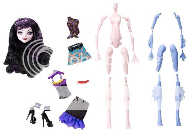  Monster High Create A Monster Starter Pack Vampire and Sea Monster 