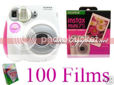 vgohyk - FujiFilm Instax Mini 7s (Polaroid Camera) Spree [OPEN! 24/7] *Requires only 1x payment* Pinkx100