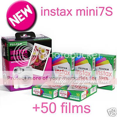 vgohyk - FujiFilm Instax Mini 7s (Polaroid Camera) Spree [OPEN! 24/7] *Requires only 1x payment* Pinkx50