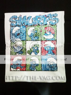 Men printed graphic tees (Brand new, instock) Smurfs01
