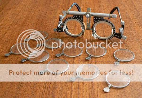 optical / mad scientist / trial lens glasses ALL SOLD. Set11