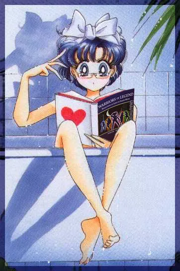 Sailor Mercurio Ami-mizuno-sailor-mercury-reading