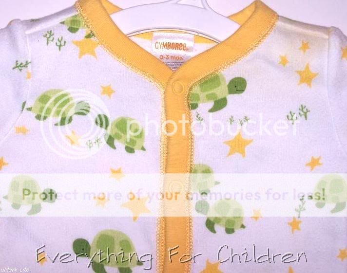   sleeper 0 3 turtle footed cotton long outfit pajamas yellow stars