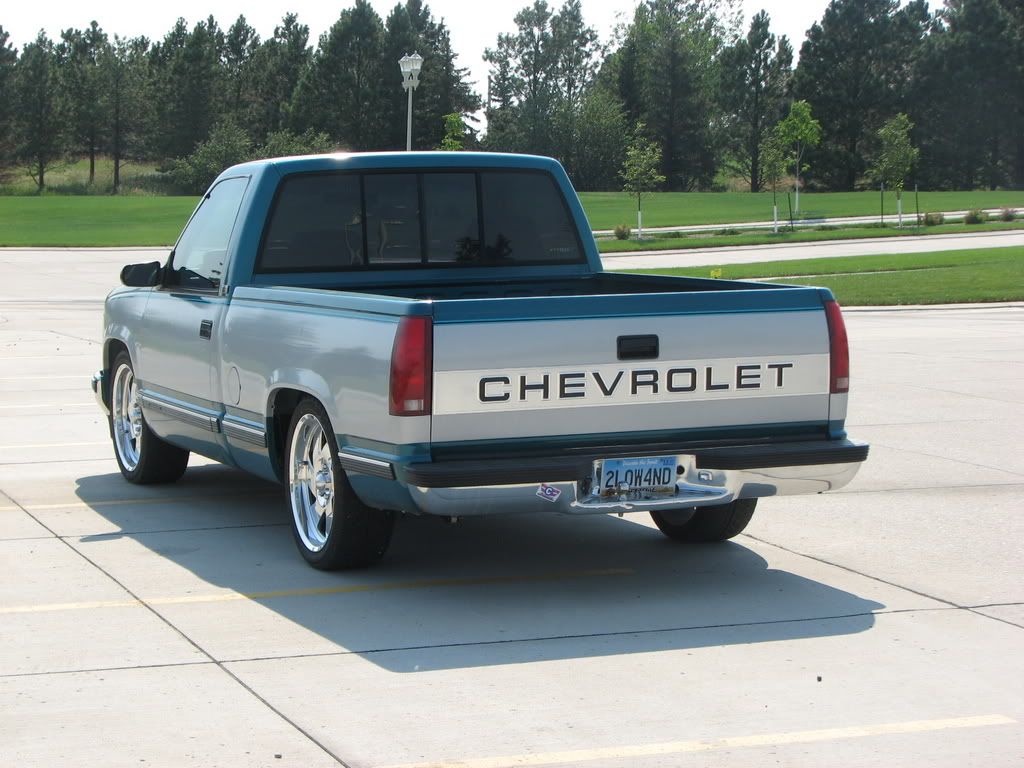 pictures of my 4/6 dropped obs shorty with 20s | Chevy Truck Forum ...