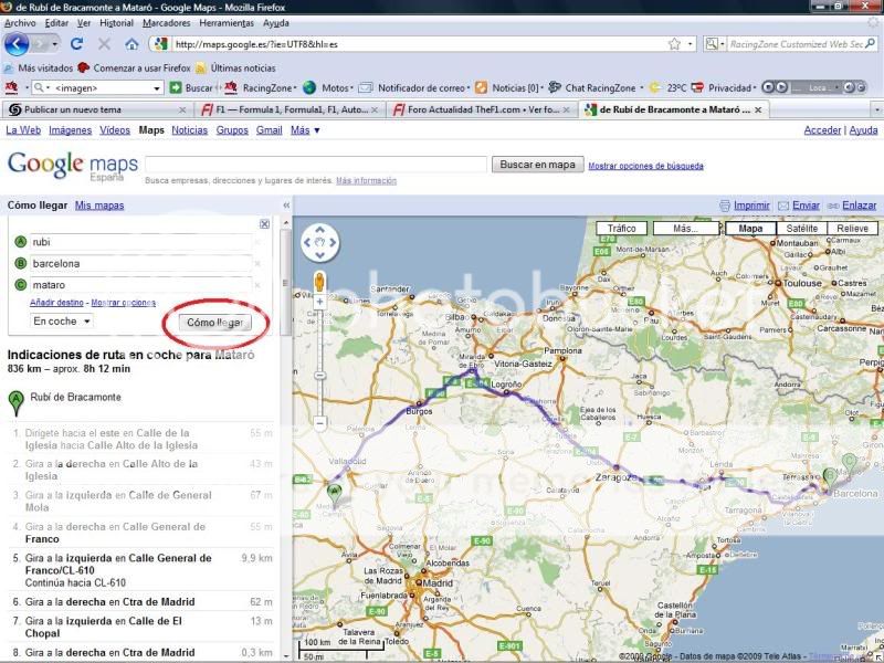 AYUDA - Como crear una ruta en el Google Maps y ponerla en un POST T4