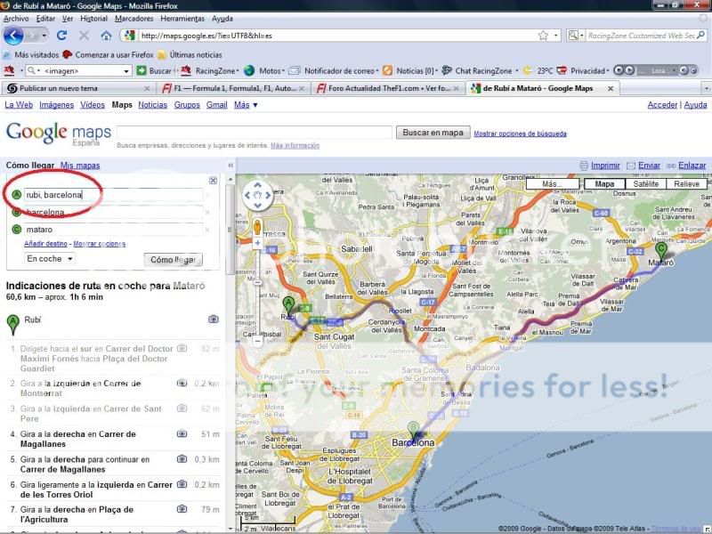 AYUDA - Como crear una ruta en el Google Maps y ponerla en un POST T5