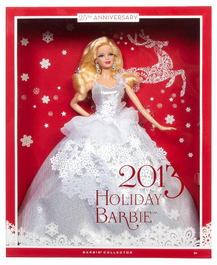 what year was the first holiday barbie