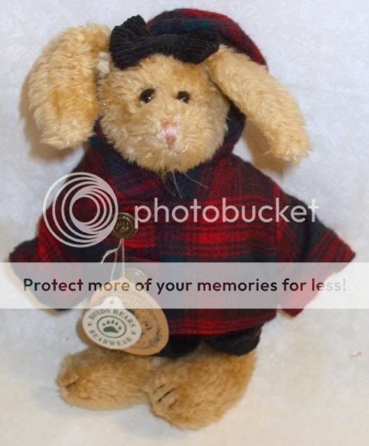 BOYDS BEARS EMILY BABBIT PLUSH RABBIT FALL 1997 HUNTING  