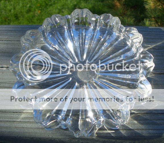 VINTAGE FOSTORIA GLASS SERVING BOWL DISH ASHTRAY  