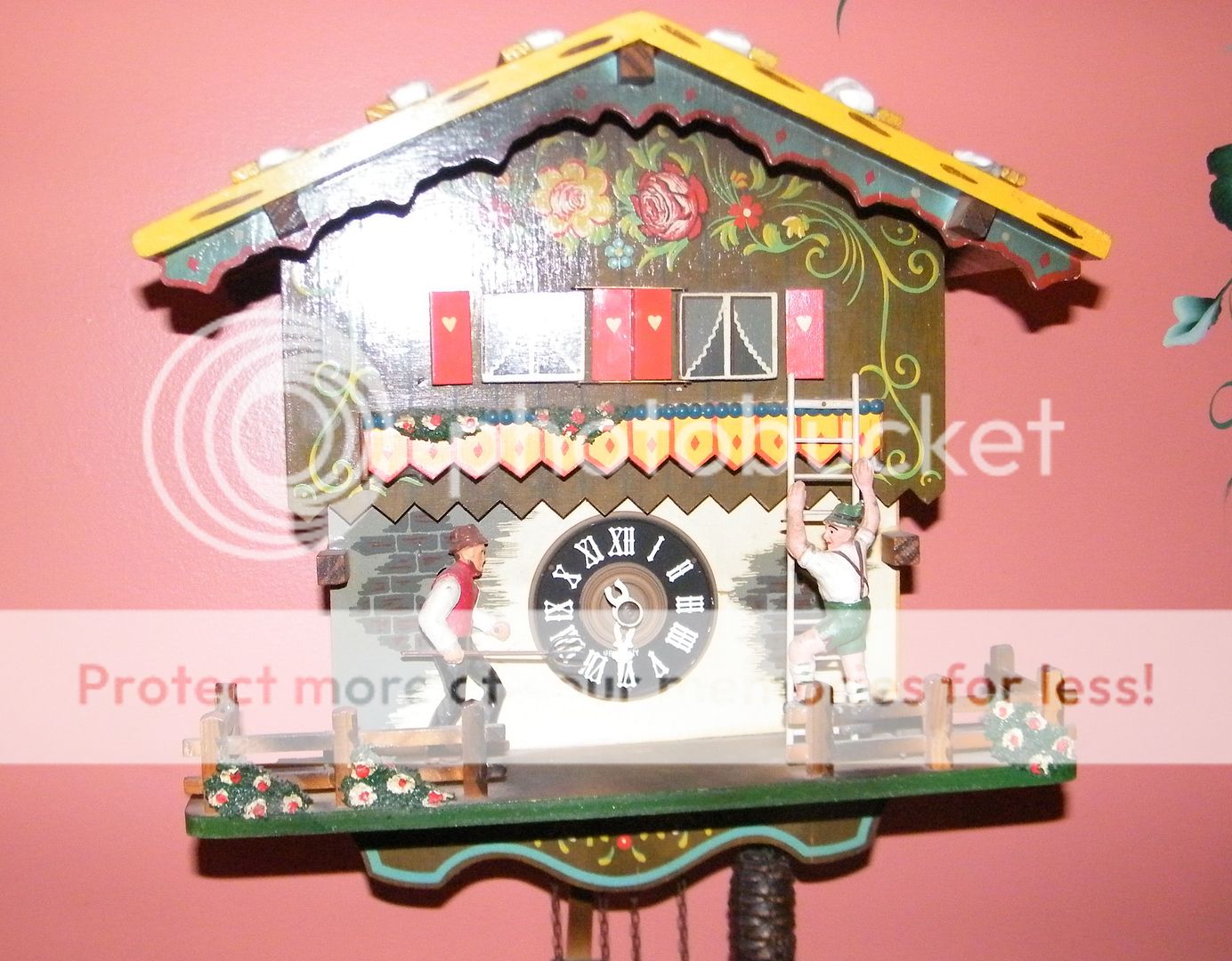 ANTIQUE OLD FARMERS DAUGHTER CHALET GERMAN MUSICAL SCHEMECKENBECHER ...