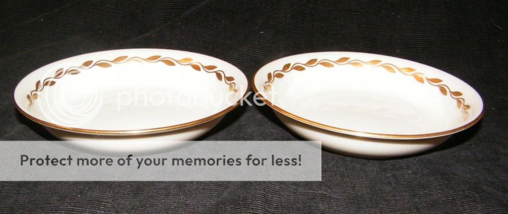 GOLDEN WREATH by LENOX CHINA 5 1/2 DESSERT FRUIT BOWL  